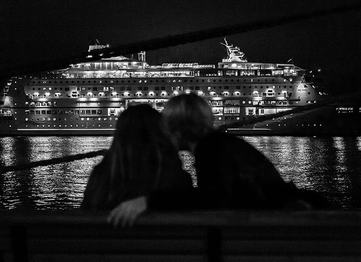 Par vid båt, Stockholm